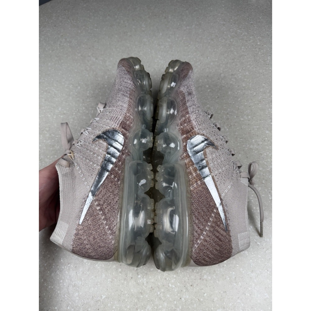 Nike Air VaporMax Flyknit Womens Size 9 849557-202 Running Chrome Sunset Glow - Picture 7 of 10